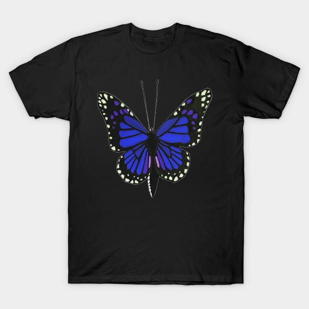 Butterfly 02c, transparent background T-Shirt by kensor